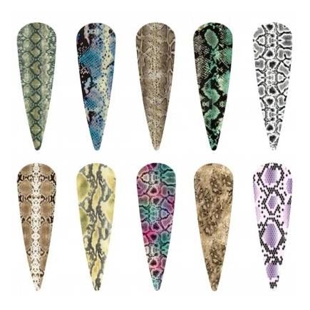 Halo Create Nail Foils Snakeskin (10pk)