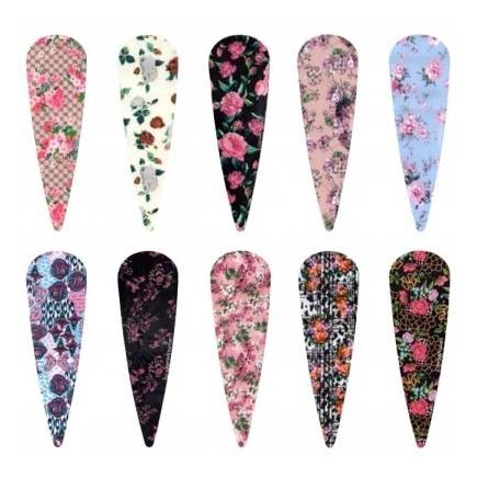 Halo Create Nail Foils Roses (10pk)