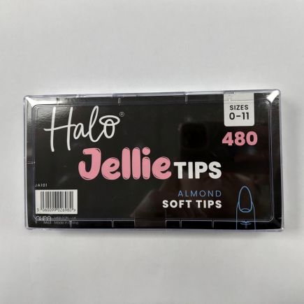 Halo Jellie Tips Almond (480 Pack)