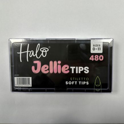 Halo Jellie Tips Stiletto (480 Pack)