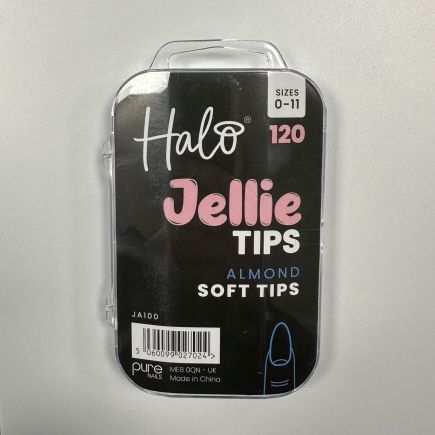 Halo Jellie Tips Almond (120 Pack)