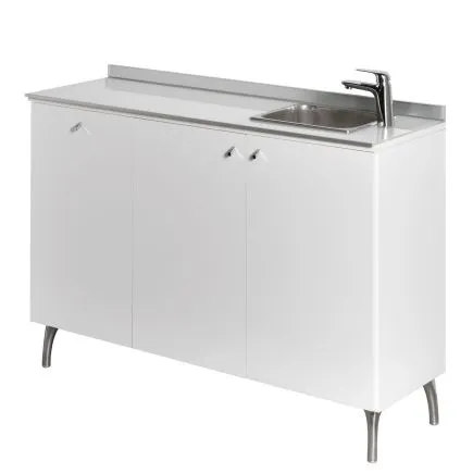 Salon Ambience Service Cabinet - Right Hand Basin 120cm