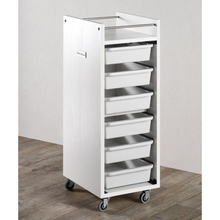 Salon Ambience Glam Trolley - White Ash