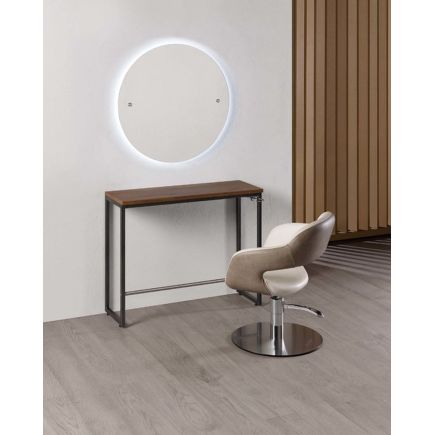 Salon Ambience London Styling Unit - Round Mirror