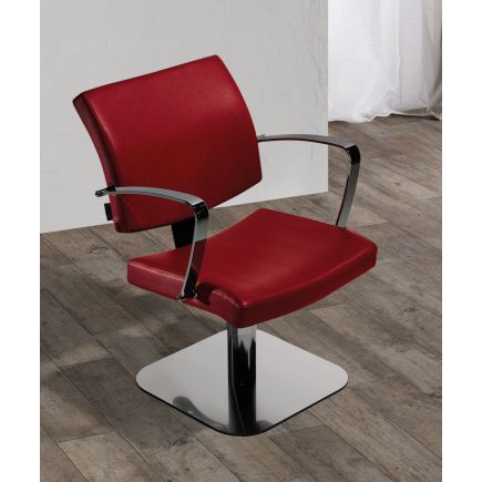 Salon Ambience Hannah Hydraulic Chair Round Black