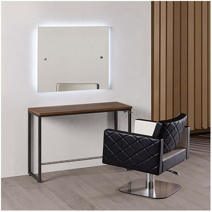 Salon Ambience London Styling Unit, Square Mirror