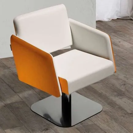 Salon Ambience Kite Hydraulic Styling Chair Square Silver