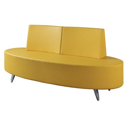 Salon Ambience B-Side Two Seater Sofa C Shape