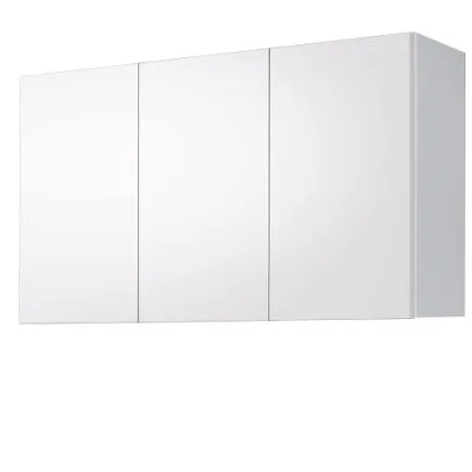 Salon Ambience Wall System White 120 Top Cabinet with Doors