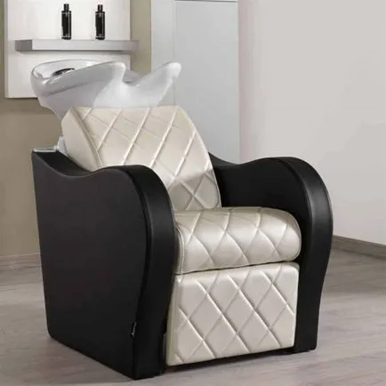 Salon Ambience Luxury+ Wash Unit with Massage Matt Black basin