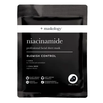 Maskology Niacinamide Face Sheet Mask 22ml