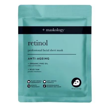 Maskology Retinol Face Sheet Mask 22ml