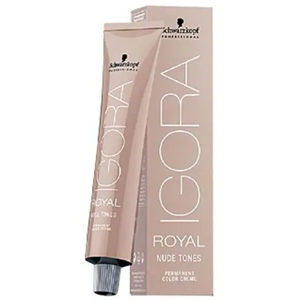 Schwarzkopf Professional Igora Royal Nudes Permanent Hair Colour 6-46 Dark Blonde Beige Chocolate (60ml)