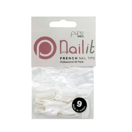 Pure Nails French Tips Size 6 (50pk)