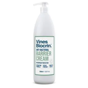 Vines Biocrin Anti Bacterial Barrier Cream With Pump 500ml
