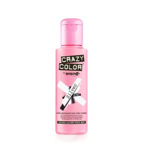 Crazy Color Semi-Permanent Hair Colour Cream Silver (100ml)