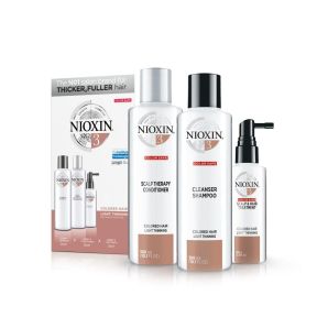 NIOXIN 3-Part System 3 Trial Kit for Coloured Hair with Light Thinning