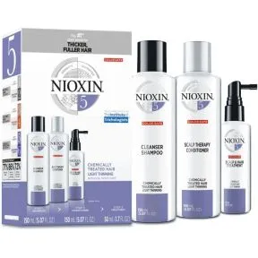 NIOXIN 3-Part System 5 Trial Kit for Chemically Treated Hair with Light Thinning