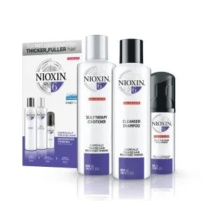 NIOXIN 3-Part System 6 Trial Kit for Chemically Treated Hair with Progressed Thinning