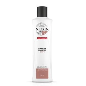 NIOXIN System 3 Cleanser Shampoo for Coloured Hair with Light Thinning 300ml