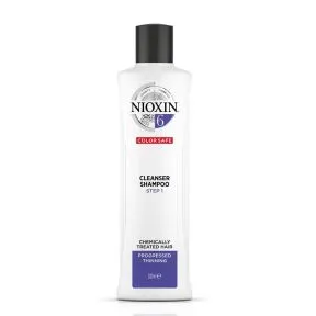 NIOXIN System 6 Cleanser Shampoo for Chemically Treated Hair with Progressed Thinning 300ml