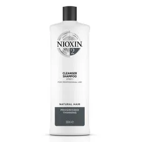 NIOXIN System 2 Cleanser Shampoo for Natural Hair with Progressed Thinning 1000ml