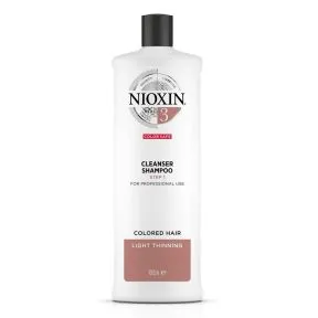 NIOXIN System 3 Cleanser Shampoo for Coloured Hair with Light Thinning 1000ml