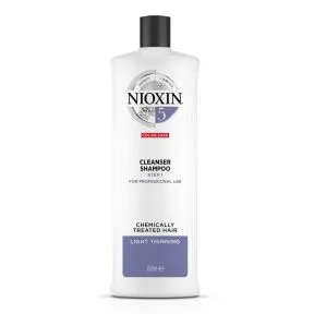 NIOXIN System 5 Cleanser Shampoo for Chemically Treated Hair with Light Thinning 1000ml