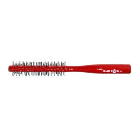 Head Jog 105 Red Lacquer Wooden Radial Brush - Small