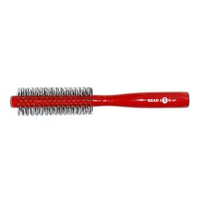 Head Jog 107 Red Lacquer Wooden Radial Brush - Large