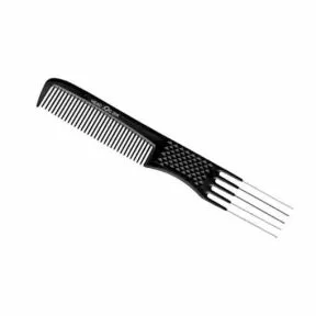 Head Jog 204 Metal Pin Comb Black