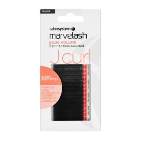 Salon System Marvelash J Curl 0.20 Lashes (Volume) - Assorted Length