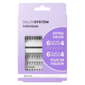 Salon System Naturalash Extra Value Pack (6 for 4) Short