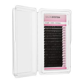 Salon System Russian Volume Lash Extensions (C Curl 0.05 8-14mm)