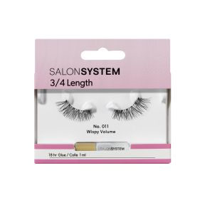 Salon System 3/4 Length Strip Lash (No. 011 Wispy Volume)