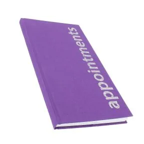 Agenda Appoinment Book 3 Assistant Purple