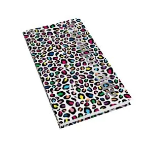 Agenda Appointment Book Coloured Leopard Print (3 Assistant)