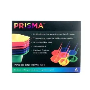 Prisma Rainbow Tint Bowls - 7pk