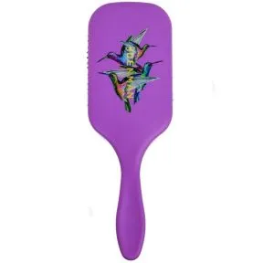 Denman D90L Paddle Brush Violet Hummingbird