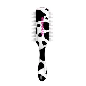 Denman D4 9 Row Styler Cow Print