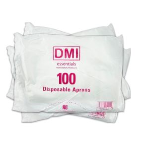 DMI Disposable Aprons White 100pk