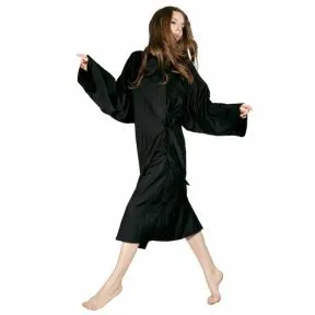 Crewe Extra Large Gown with Sleeves - Black
