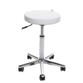 Crewe Orlando Dee Round Stool White