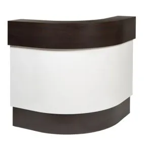 Crewe Orlando Buckingham Large Reception Desk White