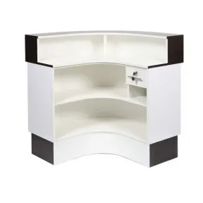 Crewe Orlando Buckingham Medium Reception Desk White