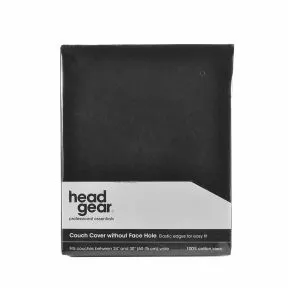 Head Gear Couch Cover with Face Hole - Black