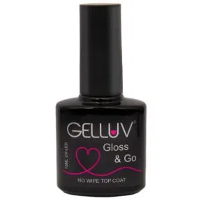 Gelluv Gloss & Go No Wipe Top Coat (8ml)
