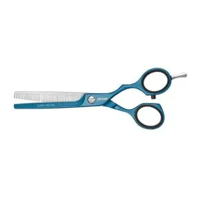 Jaguar Pastell Plus Offset Thinning Scissors Atlantic Blue (5.5