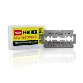 Feather Hi-Stainless Double Edge Razor Blades (10pk)