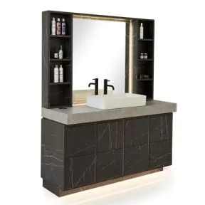 REM Oxford Unit with Frontwash Basin & Retail Mirror